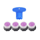 4 Pieces M16.5mm Sink Faucet Aerator 1.2GPM Flow Restrictor Bubble Tap Water Nozzle for Kitchen Bathroom