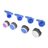 8pcs Faucet Aerator Plastic Insert Water Tap Aerators with Wrenches for Bathroom Kitchen