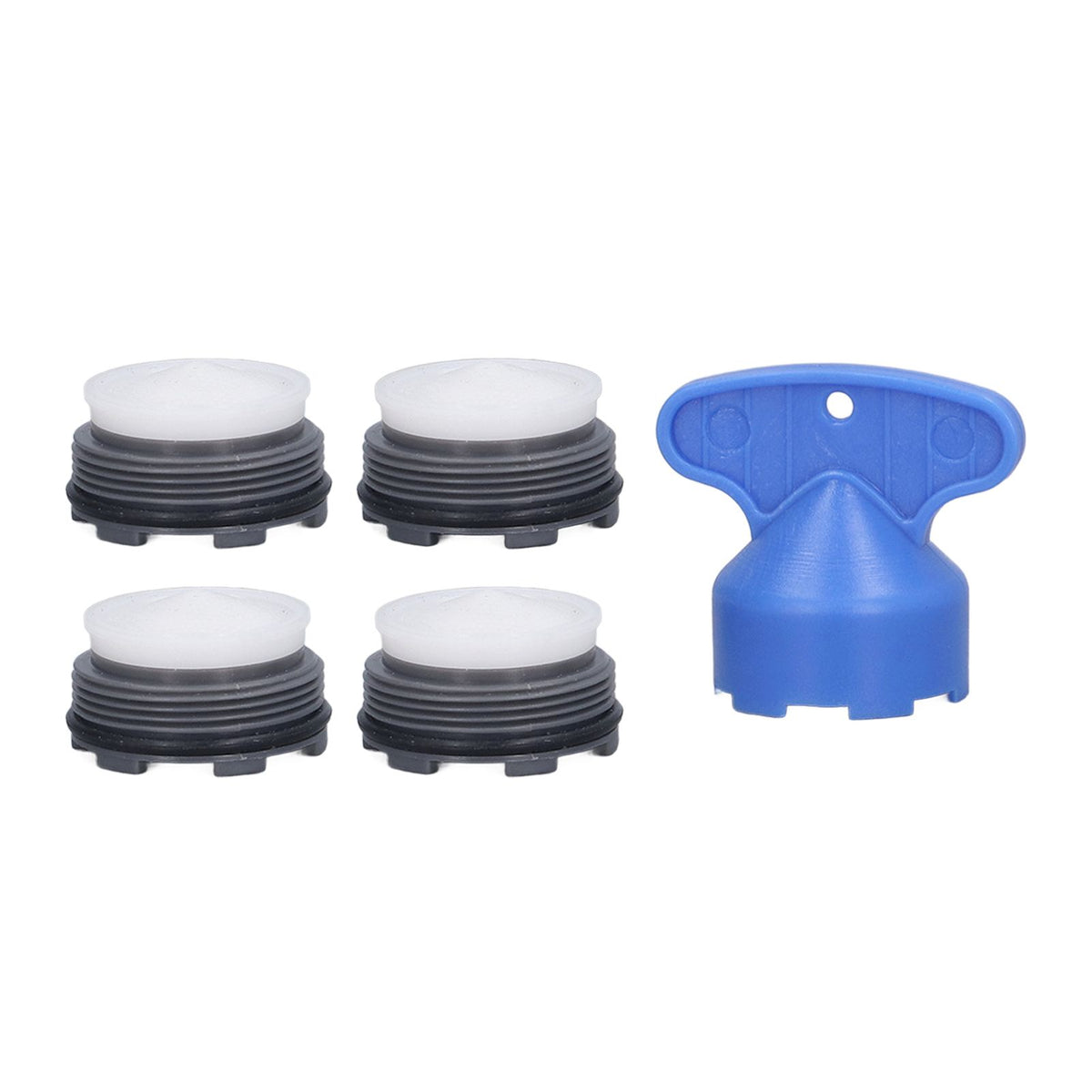 Faucet Aerators Inserted M24mm Faucet Aerators Replacement Parts with Spanner for Bathroom Kitchen Male Thread