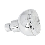 LED Shower Head 7 Color Flash Light Automatically Changing Shower Sprayer with G1/2 External Thread for Bathroom - Rear View