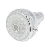 LED Shower Head 7 Color Flash Light Automatically Changing Shower Sprayer with G1/2 External Thread for Bathroom - Low Angle