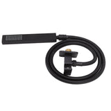 Wall Mounted Shower Set Black High Pressure Shower Head with G1/2 Caliber for Bathroom - 45-Degree Angle