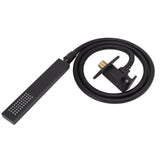 Wall Mounted Shower Set Black High Pressure Shower Head with G1/2 Caliber for Bathroom
