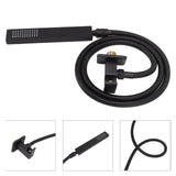 Wall Mounted Shower Set Black High Pressure Shower Head with G1/2 Caliber for Bathroom