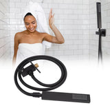 Wall Mounted Shower Set Black High Pressure Shower Head with G1/2 Caliber for Bathroom - Extra Image