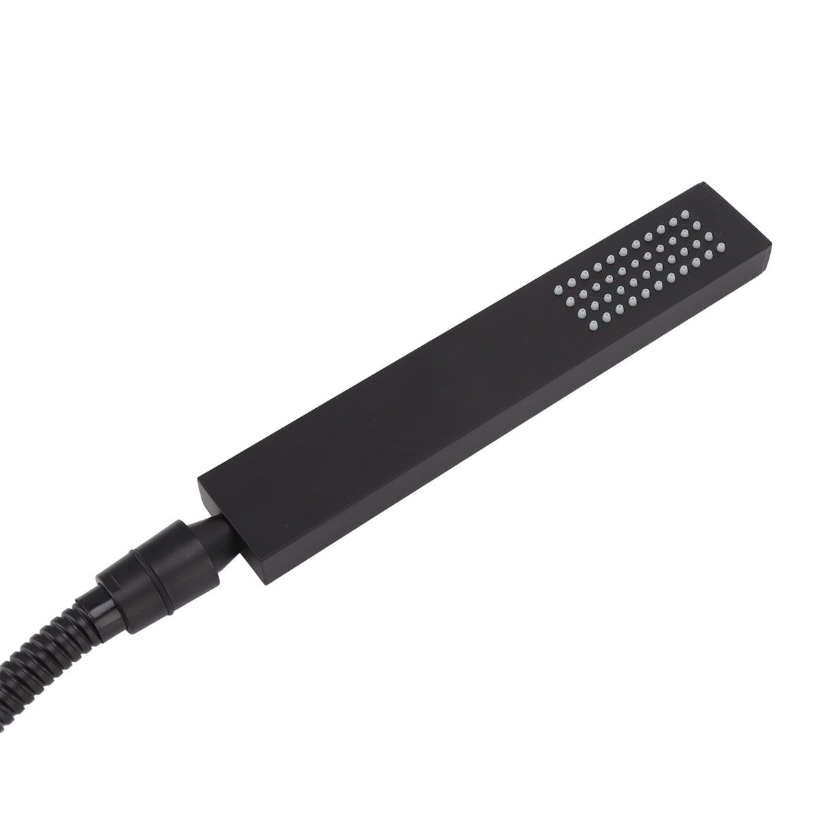 Wall Mounted Shower Set Black High Pressure Shower Head with G1/2 Caliber for Bathroom