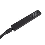 Wall Mounted Shower Set Black High Pressure Shower Head with G1/2 Caliber for Bathroom