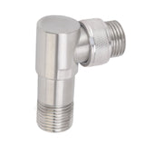 Angle Stop Valve Male G1/2 304 Stainless Steel 1 in 2 Out Integrated Design Automatic Water Stop Valve for Toilet On Off Integrated Angle Valve - Low Angle