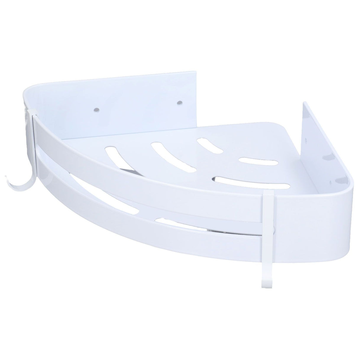 Shower Corner Organizer Aluminium Alloy Durable Rustproof Widely Used Easy Installation Corner Shower Caddy