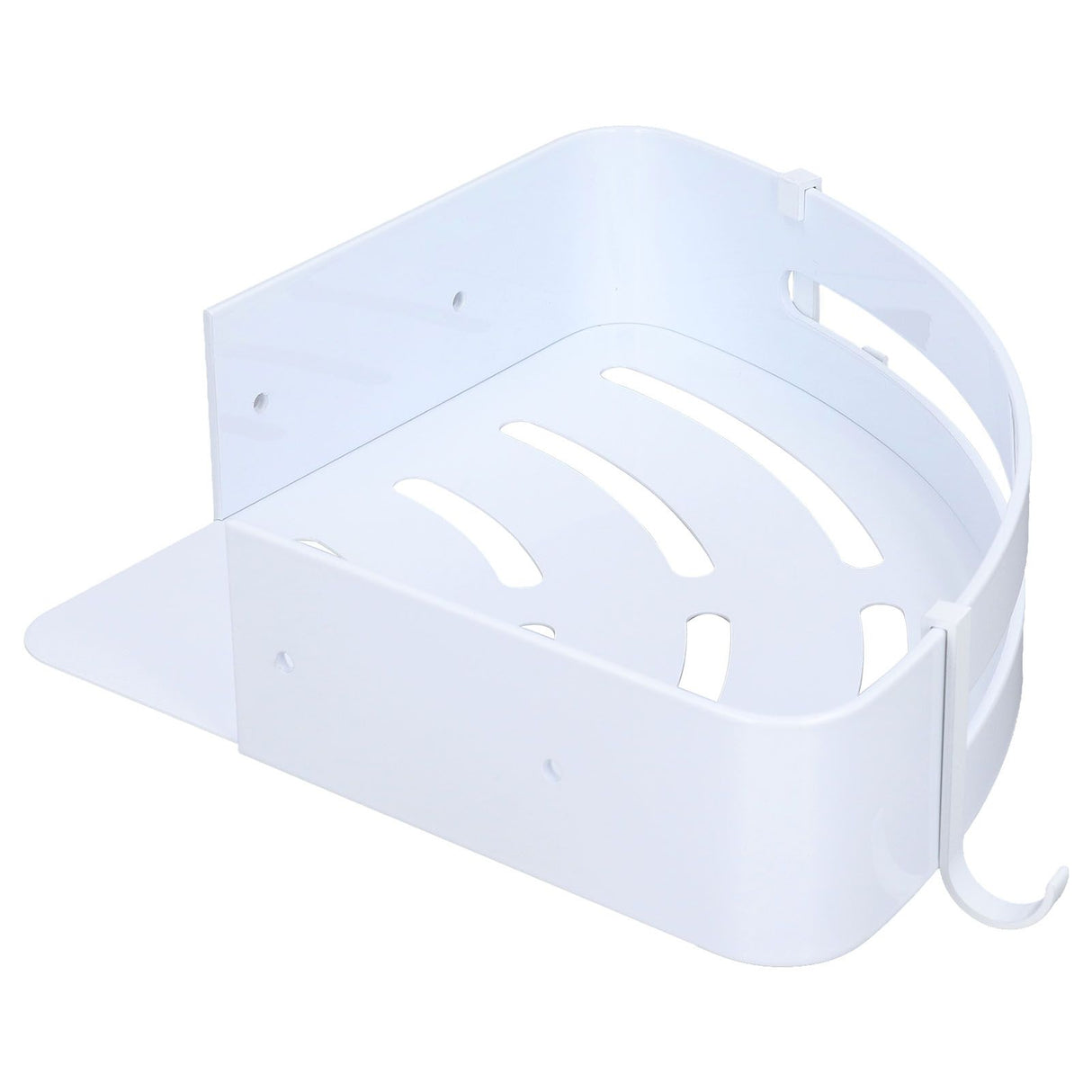 Shower Corner Organizer Aluminium Alloy Durable Rustproof Widely Used Easy Installation Corner Shower Caddy
