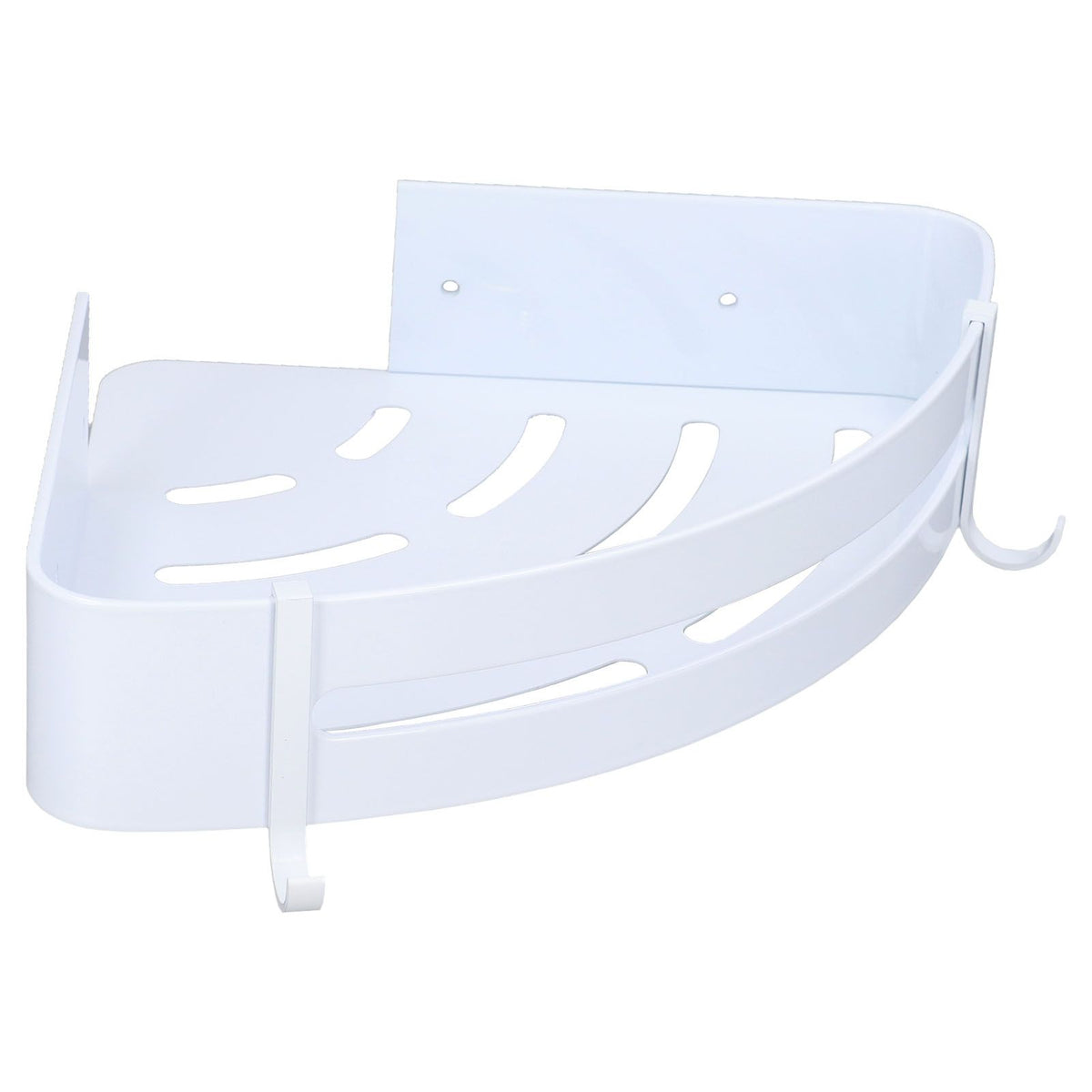 Shower Corner Organizer Aluminium Alloy Durable Rustproof Widely Used Easy Installation Corner Shower Caddy