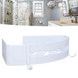 Shower Corner Organizer Aluminium Alloy Durable Rustproof Widely Used Easy Installation Corner Shower Caddy