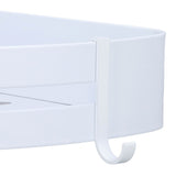 Shower Corner Organizer Aluminium Alloy Durable Rustproof Widely Used Easy Installation Corner Shower Caddy