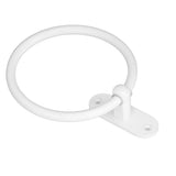 Bathroom Towel Holder Aluminium Alloy Space Saving White Elegant Style Washroom Hand Towel Rings for Hotel - Extra Image