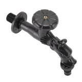 Copper Bathroom Sink Faucets Antique Efficient Multipurpose Engraved Retro Faucet for Bathroom Outdoor Black