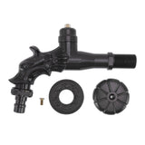 Copper Bathroom Sink Faucets Antique Efficient Multipurpose Engraved Retro Faucet for Bathroom Outdoor Black