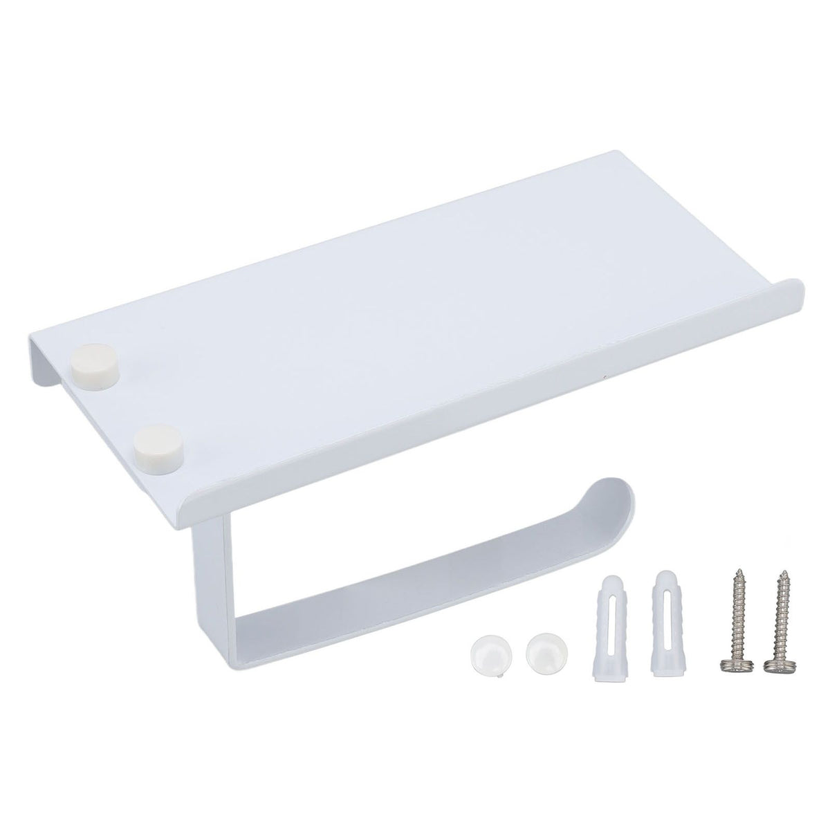 Toilet Paper Holder Phone Shelf Stainless Steel Anti Rust Prevent Slipping Towel Rack for Bathroom Kitchen
