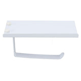 Toilet Paper Holder Phone Shelf Stainless Steel Anti Rust Prevent Slipping Towel Rack for Bathroom Kitchen - Close-Up Angle