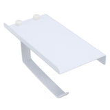 Toilet Paper Holder Phone Shelf Stainless Steel Anti Rust Prevent Slipping Towel Rack for Bathroom Kitchen - Low Angle