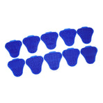 10pcs Urinal Screen Deodorizers Triangle Anti Splash Deodorizer Scented Urinal Screen Mat for Restroom Blue