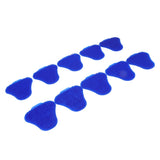 10pcs Urinal Screen Deodorizers Triangle Anti Splash Deodorizer Scented Urinal Screen Mat for Restroom Blue - Rear View