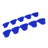 10pcs Urinal Screen Deodorizers Triangle Anti Splash Deodorizer Scented Urinal Screen Mat for Restroom Blue - Extra Image