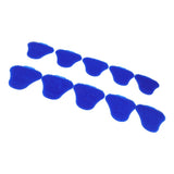 10pcs Urinal Screen Deodorizers Triangle Anti Splash Deodorizer Scented Urinal Screen Mat for Restroom Blue