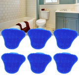 10pcs Urinal Screen Deodorizers Triangle Anti Splash Deodorizer Scented Urinal Screen Mat for Restroom Blue