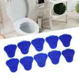 10pcs Urinal Screen Deodorizers Triangle Anti Splash Deodorizer Scented Urinal Screen Mat for Restroom Blue