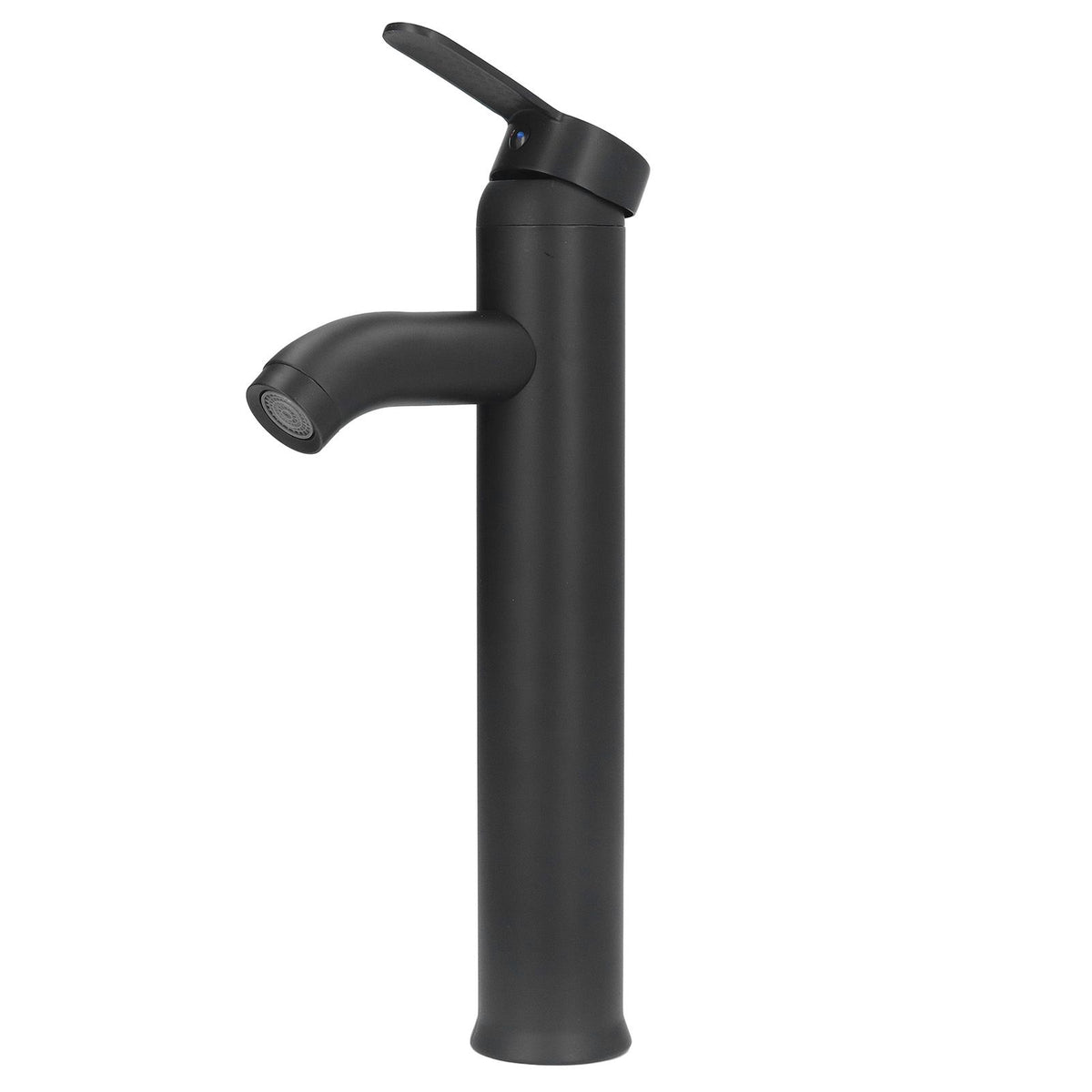 Black Faucet Bathroom G1/2 Stainless Steel Easy Control Matte Black Tall Vessel Sink Faucet with 2 Hoses for Bathroom