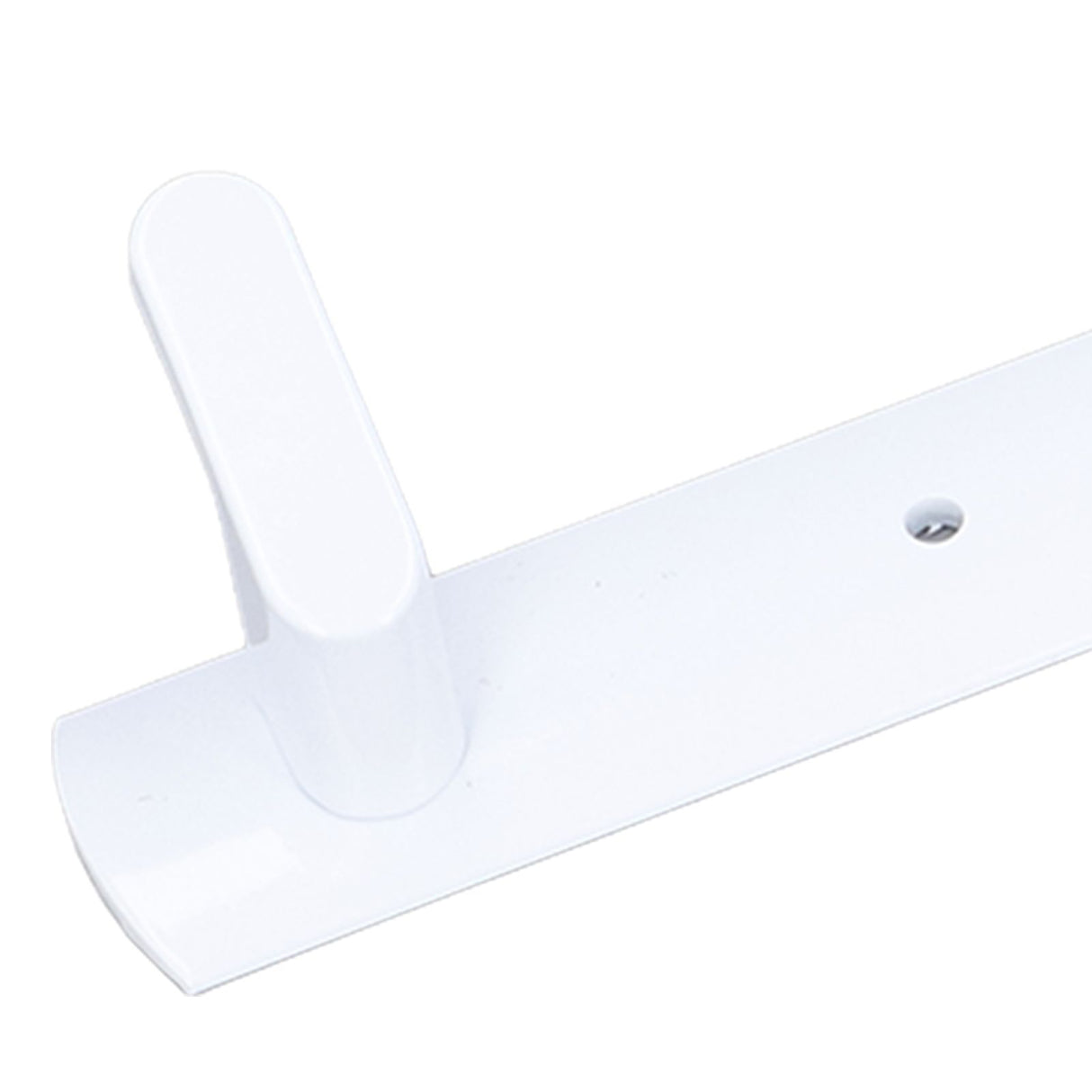 Wall Mounted Coat Rack Modern Stylish Coat Hanger Rack with 5 Hooks for Bathroom Living Room White