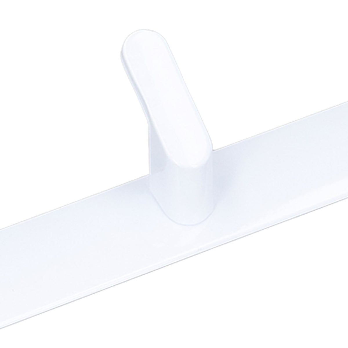 Wall Mounted Coat Rack Modern Stylish Coat Hanger Rack with 5 Hooks for Bathroom Living Room White