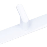 Wall Mounted Coat Rack Modern Stylish Coat Hanger Rack with 5 Hooks for Bathroom Living Room White - Extra Image