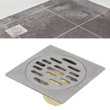 Shower Floor Drain Odourless Prevents Backflow Stainless Steel Shower Drain for Bathroom Toilet Kitchen - Extra Image