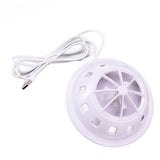 Mini Ultrasonic Dishwasher Portable USB Household Fruit Dishwasher for Home KitchenWhite