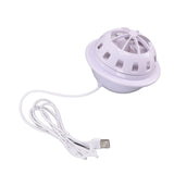 Mini Ultrasonic Dishwasher Portable USB Household Fruit Dishwasher for Home KitchenWhite