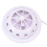 Mini Ultrasonic Dishwasher Portable USB Household Fruit Dishwasher for Home KitchenWhite - Low Angle