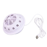 Mini Ultrasonic Dishwasher Portable USB Household Fruit Dishwasher for Home KitchenWhite - Extra Image