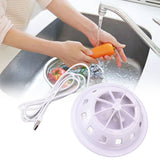 Mini Ultrasonic Dishwasher Portable USB Household Fruit Dishwasher for Home KitchenWhite - Extra Image