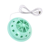 Mini Ultrasonic Dishwasher Portable USB Household Fruit Dishwasher for Home KitchenGreen - Front View