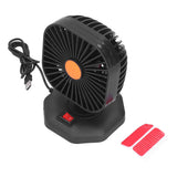 USB Car Fan ABS 360° Rotatable Single Headed USB Charging Mini Car Cooling Fan 5V 2A