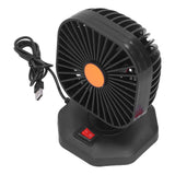 USB Car Fan ABS 360° Rotatable Single Headed USB Charging Mini Car Cooling Fan 5V 2A - Extra Image
