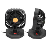 USB Car Fan ABS 360° Rotatable Single Headed USB Charging Mini Car Cooling Fan 5V 2A - Extra Image