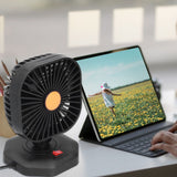 USB Car Fan ABS 360° Rotatable Single Headed USB Charging Mini Car Cooling Fan 5V 2A - Extra Image