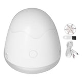 Mini Fabric Shaver Rechargeable Portable Sweater Defuzzer with Six Stainless Steel Leaf Blade and BrushWhite
