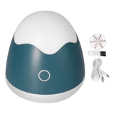 Mini Fabric Shaver Rechargeable Portable Sweater Defuzzer with Six Stainless Steel Leaf Blade and BrushGreen