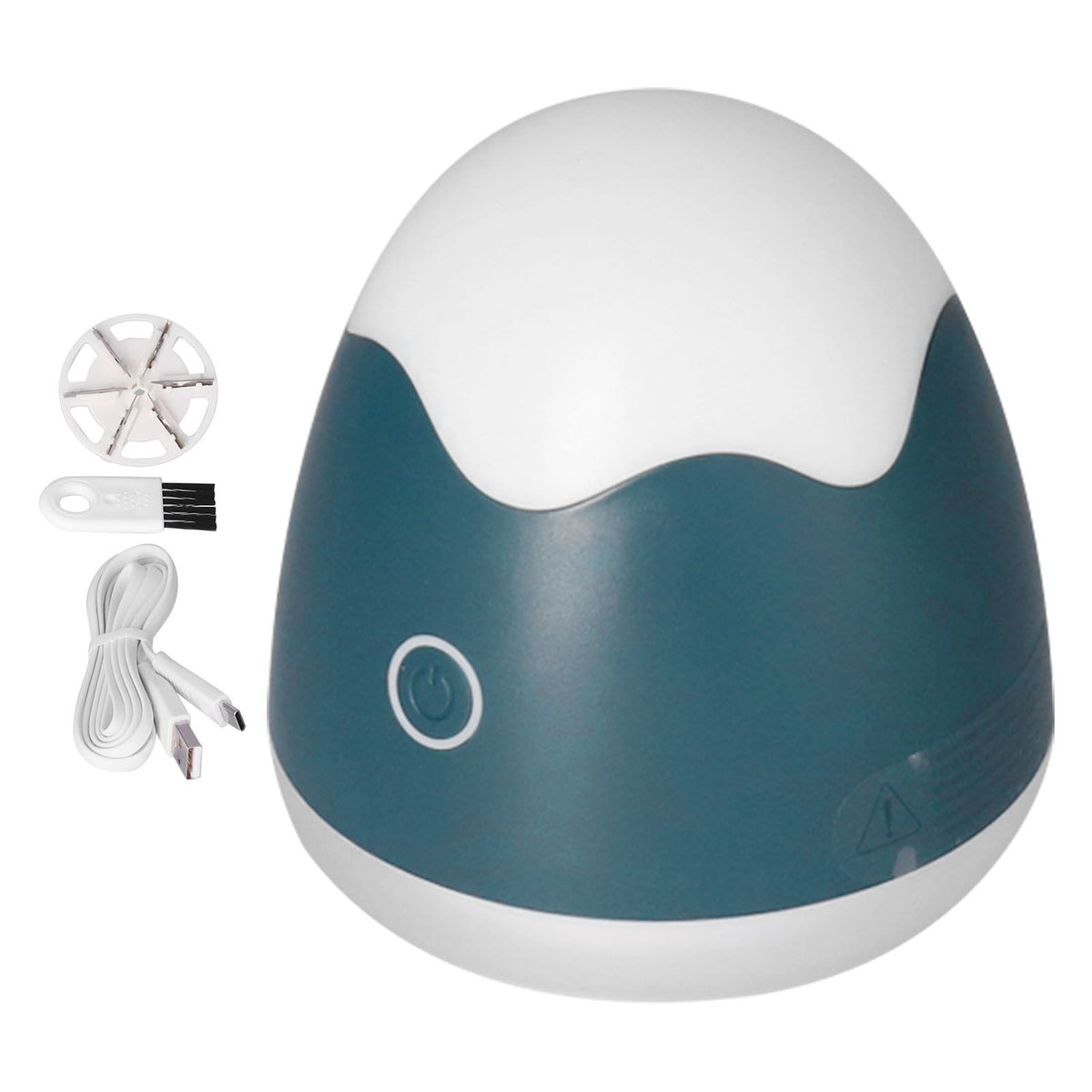 Mini Fabric Shaver Rechargeable Portable Sweater Defuzzer with Six Stainless Steel Leaf Blade and BrushGreen