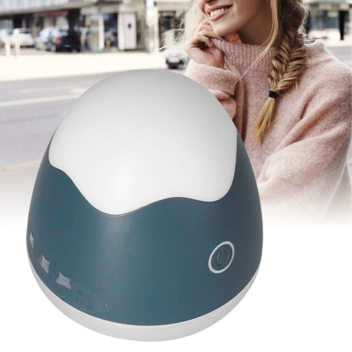 Mini Fabric Shaver Rechargeable Portable Sweater Defuzzer with Six Stainless Steel Leaf Blade and BrushGreen
