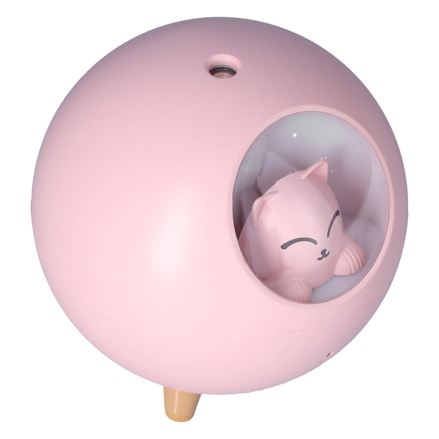 Mini Car Air Humidifier Lovely USB Cool Mist Humidifiers for Offices Bedrooms 220 MLPink