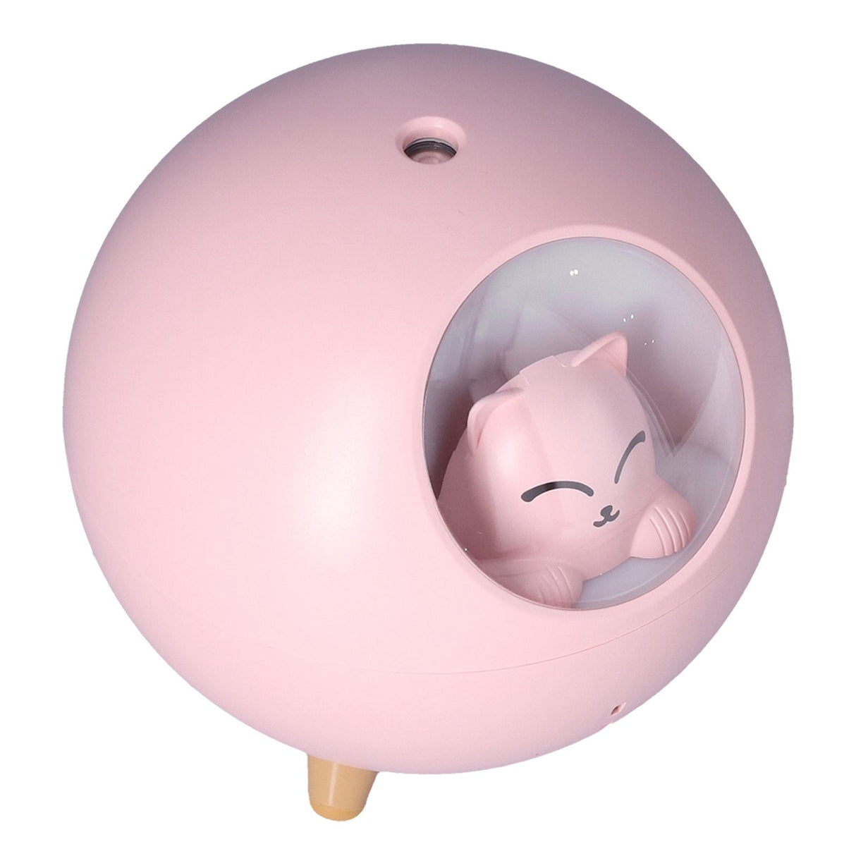 Mini Car Air Humidifier Lovely USB Cool Mist Humidifiers for Offices Bedrooms 220 MLPink